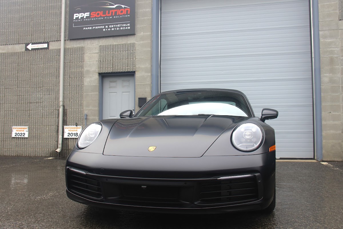 Vehicle wrap work from Paint Protection Film Solution Protection Pare-Pierre