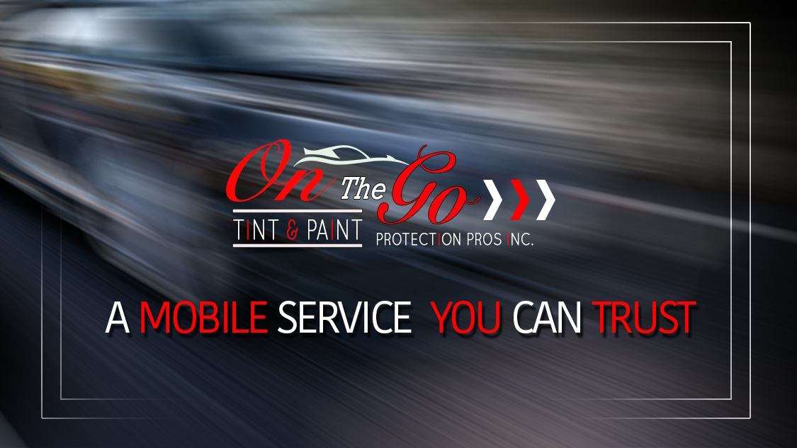 Vehicle wrap work from On The Go Tint & Paint Protection Pro’s