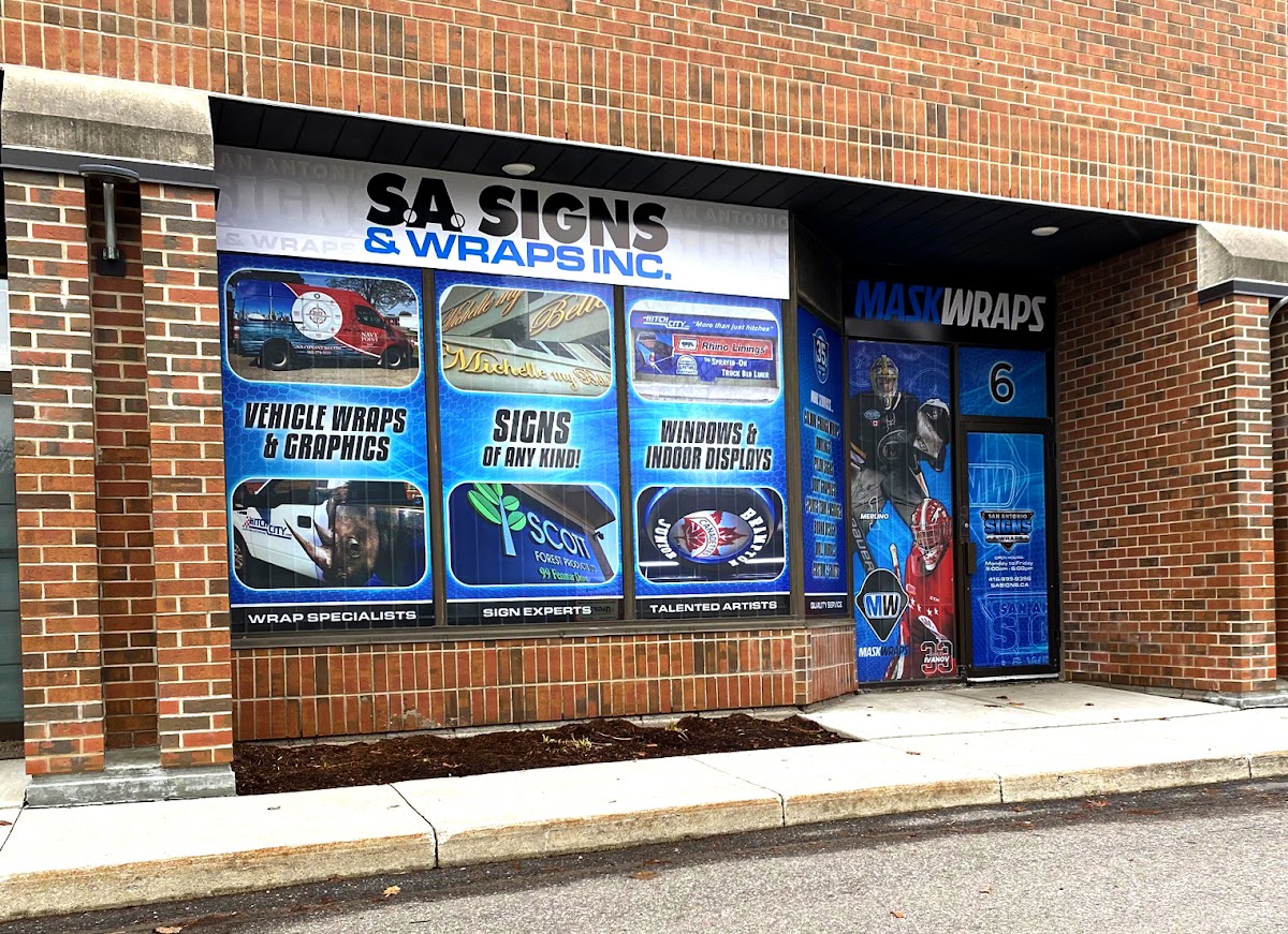 Vehicle wrap work from S.A. Signs & Wraps in Mississauga