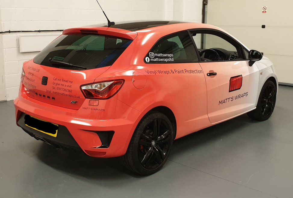 Vehicle wrap work from Matts Wraps Ltd - Vehicle Wrapping Peterborough