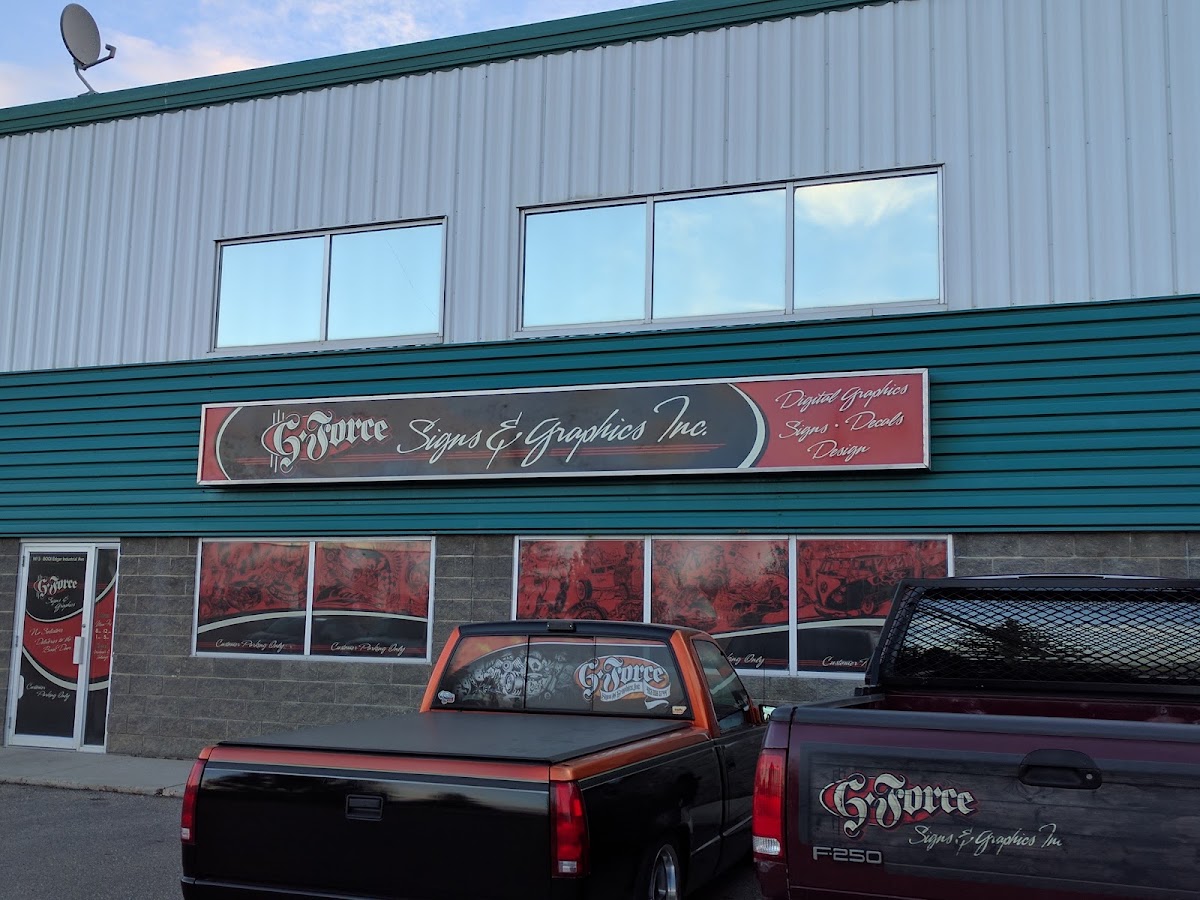 Vehicle wrap work from G-Force Signs & Graphics