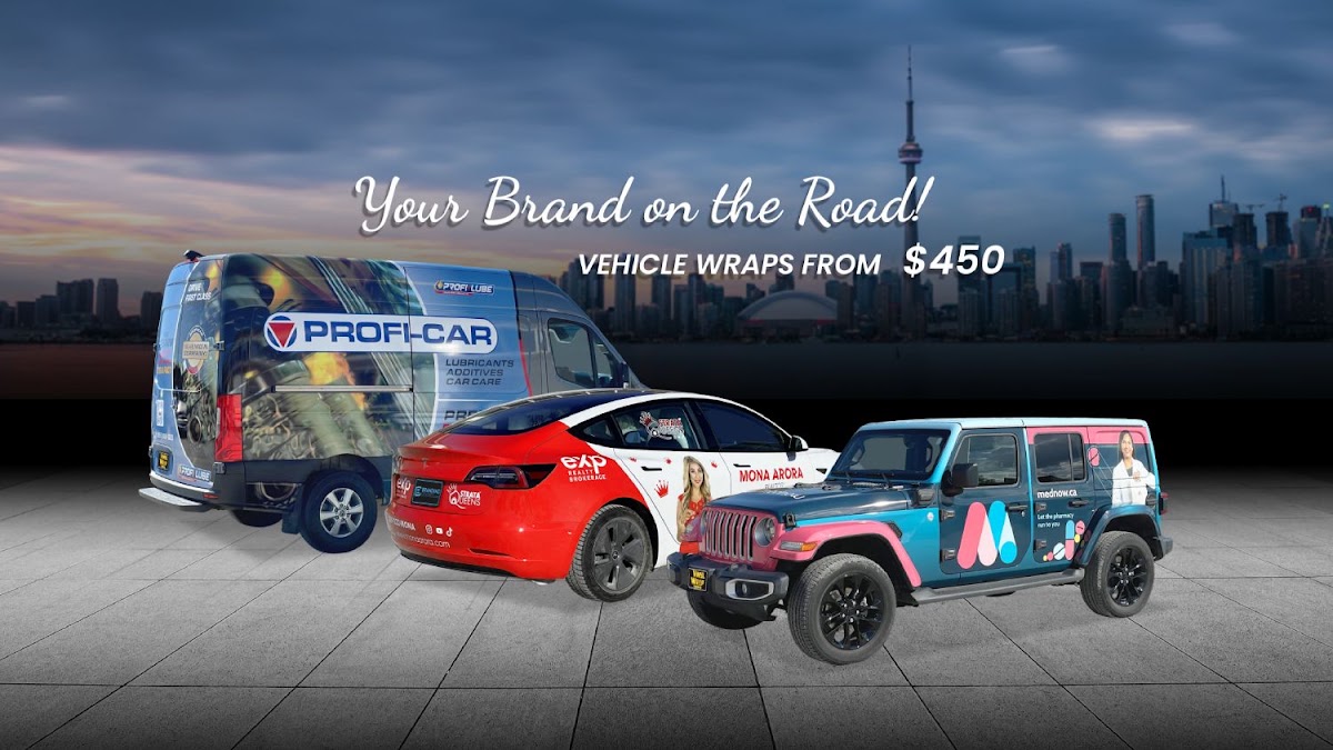 Vehicle wrap work from Vinyl Wrap Toronto