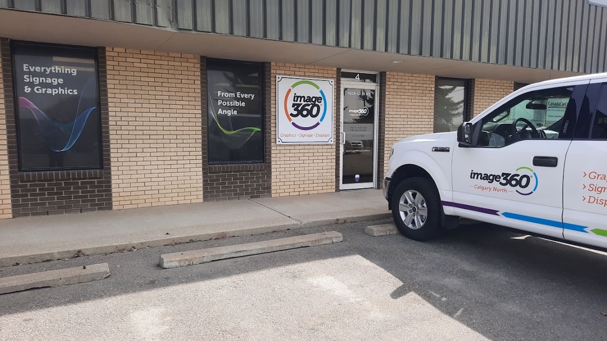 Vehicle wrap work from Image360 Calgary North