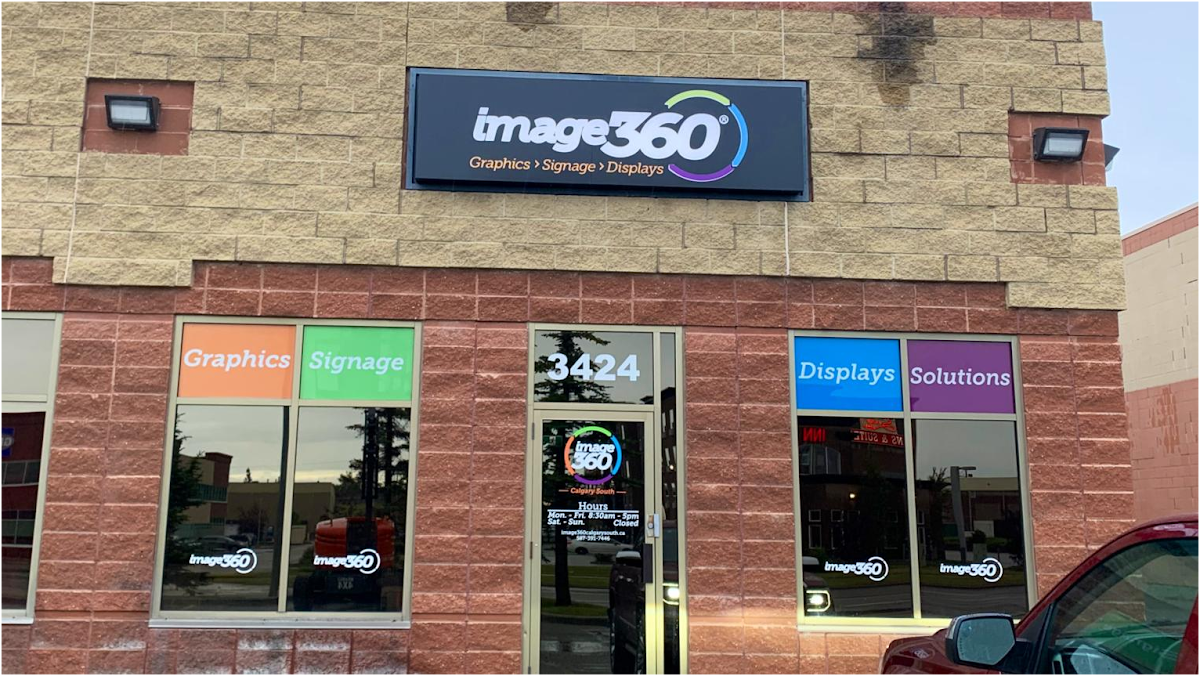 Vehicle wrap work from Image360 Calgary South