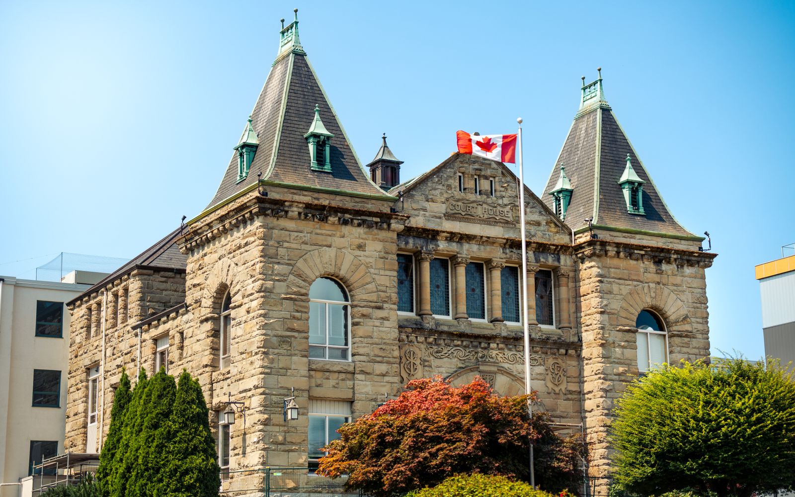 Historic courthouse in Nanaimo, British Columbia