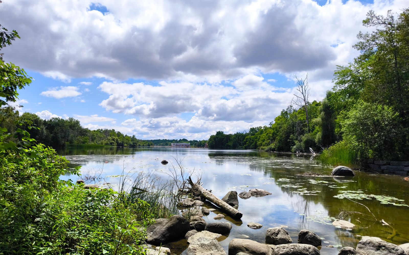 Peterborough river landscape in summer